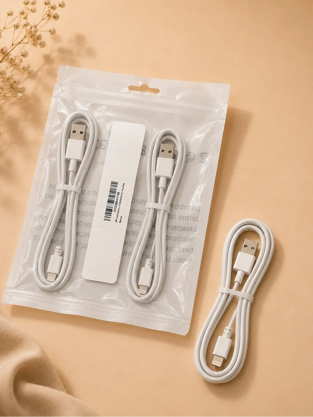 USB Charging Cable Bundle | Fast Charging Cables | USB to Lightning
